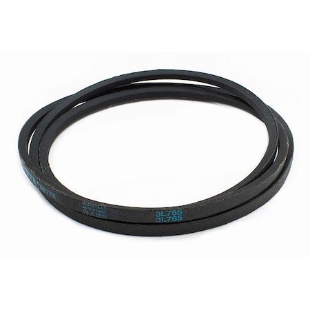 D&D 3L765 FHP V-Belt, 76.5 in Outside Length, 3/8 in Top Width, 7/32 in Thickness, 1 Ribs 3L765